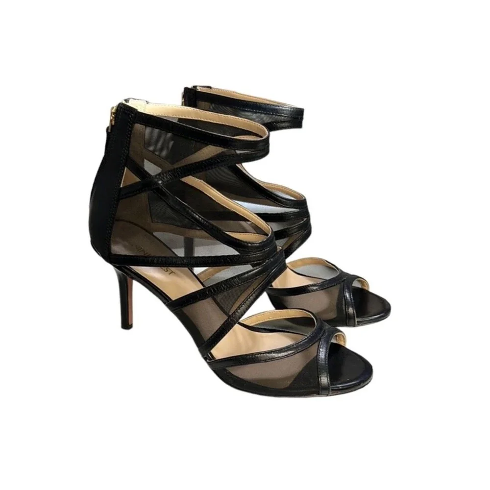 Nine West Gezzica Heeled Sandals Size 8.5